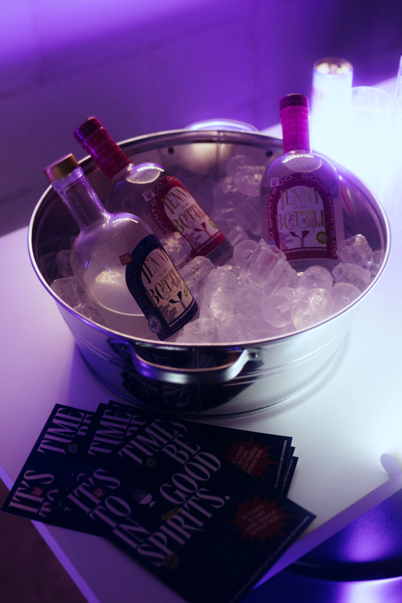 3x Jenny in the Bottle Róża - obrazek 5