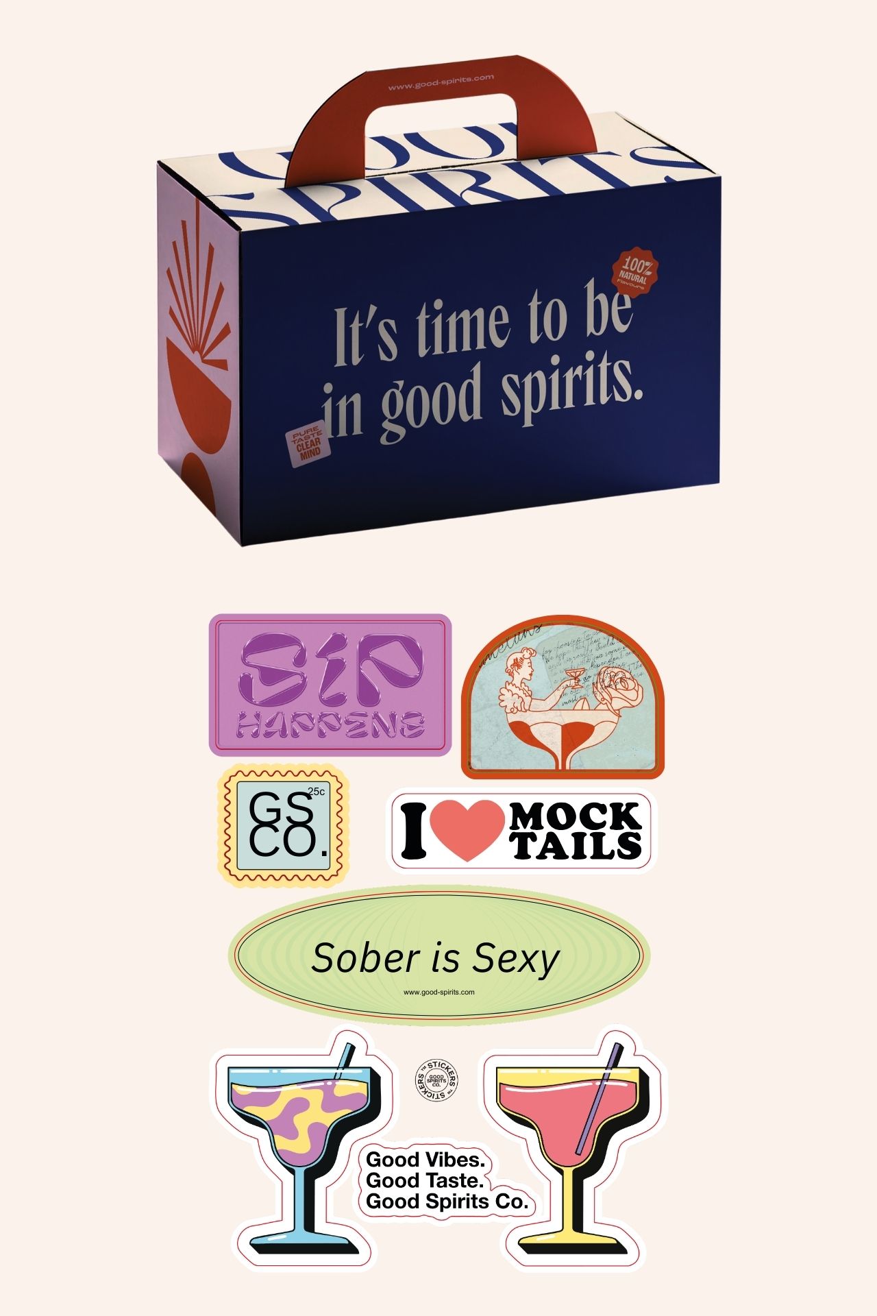 Kuferek z naklejkami